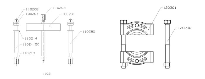Conjunto Extractor Forza 1102 y Guillotina 1202A